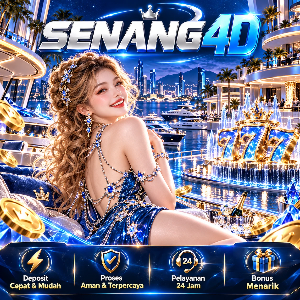Ilustrasi resmi SENANG4D — Pusat Daftar
